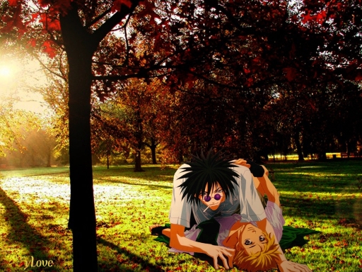 Ban Ginji Park Yaoi Sunset